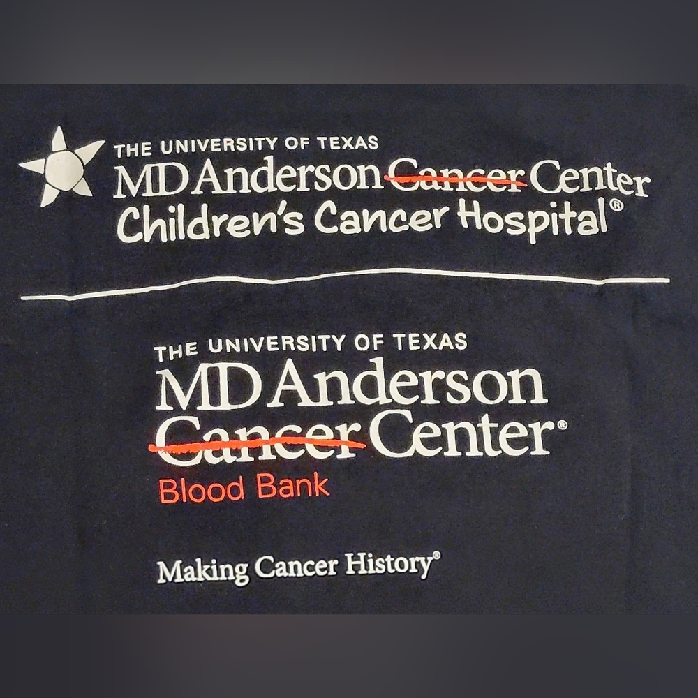 Childhood Cancer Awareness Tee Black & Gold UT MD Anderson Cancer Center - Picture 2 of 4